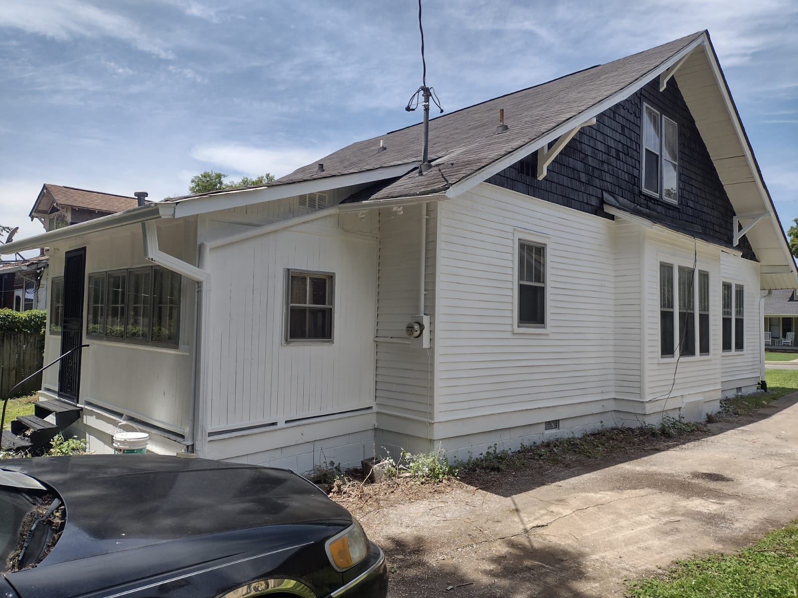 Before - surface needing work