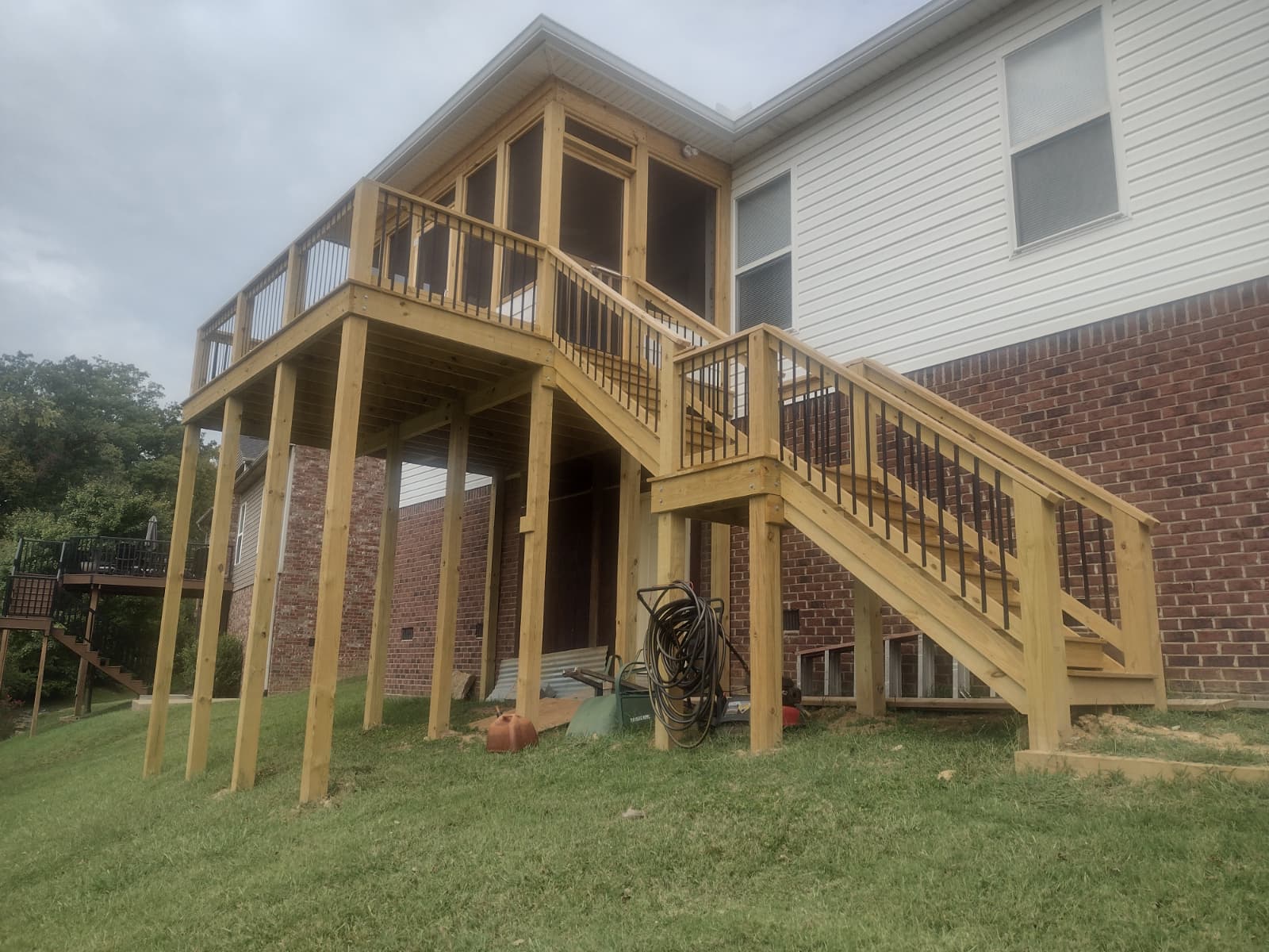 Pressure washing project